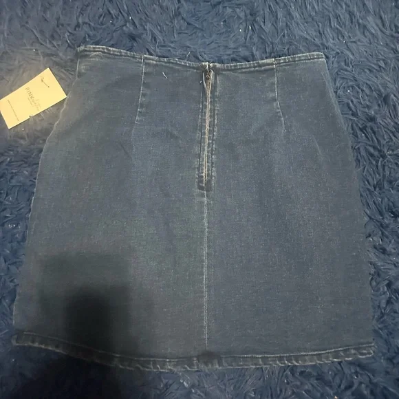 Denim Blue Skirt - Picture 3 of 4